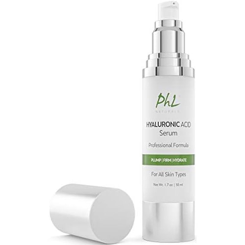 Hyaluronic Acid Serum for Face - (1.75 fl oz / 50 ml) with Vitamin C and E, Anti-Aging Line Correcting Serum - Boosts Hydration, Plumps Skin to Fill in Fine Lines and Wrinkles