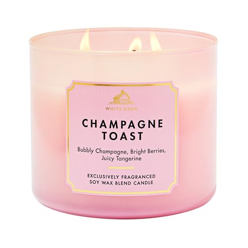 Champagne Toast 14.5 Oz 3-Wick Candle - Bath & Body Works Soy Wax Blend
