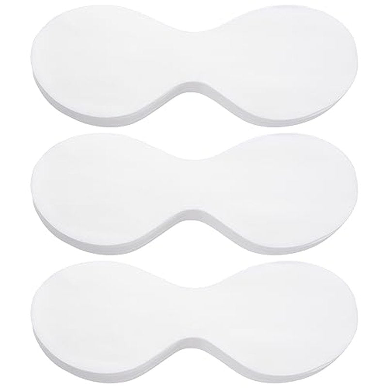 Joez Wonderful 300 Sheets Disposable Eye Mask Paper, Non Woven Eye Care Patches Paper Eye Covers, Cotton Spa Eye Pads for Facials, DIY Clear Eye Mask Paper Beauty Sheets for Makeup¡¦
