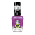 Sally Hansen Miracle Gel Beetlejuice Salon Quality Nail Polish | Gel-Like Formula, Two-Step System, No UV Light Needed, Long Lasting | Opaque, Glossy | 931 Say It 3 Times | Dark Purple Nail Color