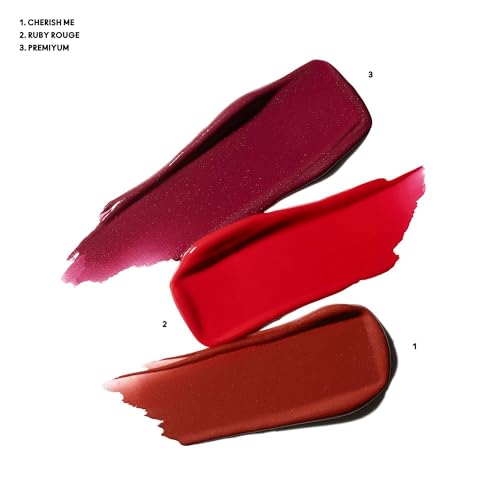 MAC Mini Lustreglass Lipstick Trio - Sheer Shine Red & Neutral Shades, Gift Set