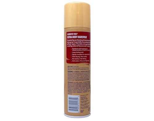 VO5 Extra Body Hairspray 8.5oz - Long Lasting Clear Hold Pack of 4