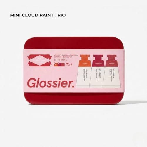 Glossier Mini Cloud Paint Blush Trio - Vegan, Hydrating, Radiant Cheek Colors