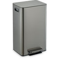 Infinity Edge 13 Gallon Kitchen Trash Can - Black, Hands-Free Step Pedal & Soft-Close Lid