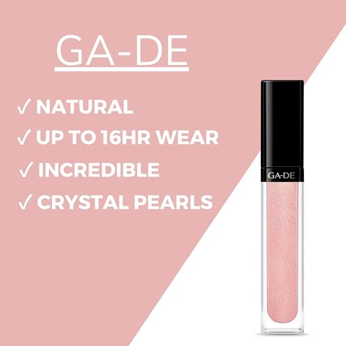 Lip Gloss Enriched with Crystal Pearls - 823 Rose Glitz - Moisturizing & Long-Lasting Shine