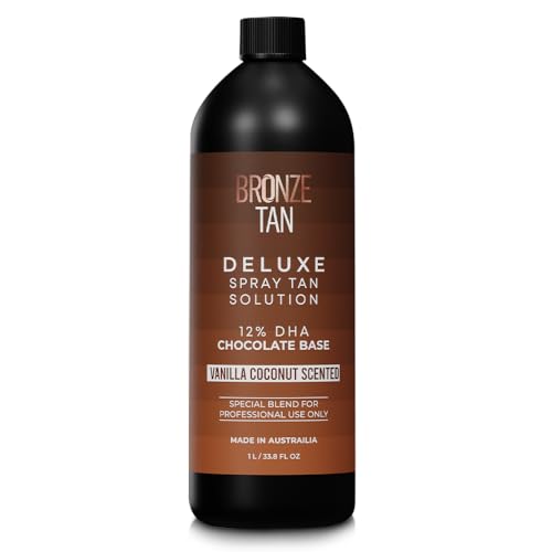 Dark Spray Tan Solution for Spray Tan Machines - 8.45 Fl Oz - Professional Self-Tanning