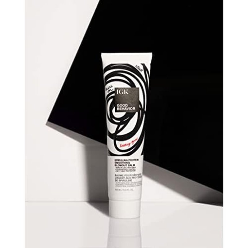 IGK Good Behavior Spirulina Protein Anti-Frizz Smoothing Blowout