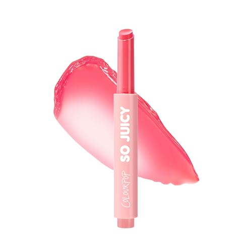 ColourPop So Juicy Plumping Lip Gloss Balm - Hydrating Lip Gloss & Balm Hybrid with Peptides - Non-Sticky Formula - Visibly Plumps Lips & Delivers Buildable Color - Passenger Princess (0.07 oz)