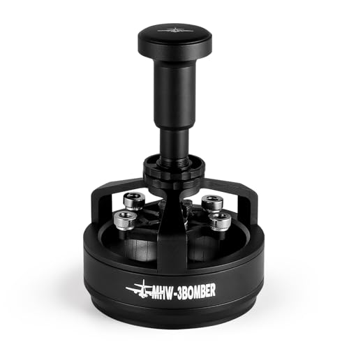 58mm Espresso Coffee Distribution Tool with Magnetic Base - Adjustable Needle