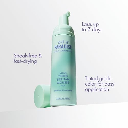Dark Self Tanning Mousse - Streak-Free, Natural-Looking Sunless Tan, 6.76 Fl Oz