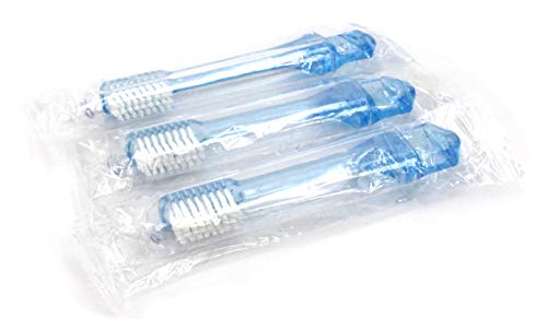 FRESHMINT Travel Collapsible Toothbrush Bulk Pack – Soft Nylon Bristles, Easy Grip, Individually Wrapped (100 Pack)