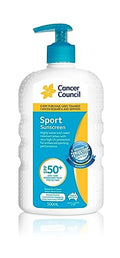 Sport Sunscreen SPF 50+ Water-Resistant Lotion 500ml - Broad Spectrum UV Protection