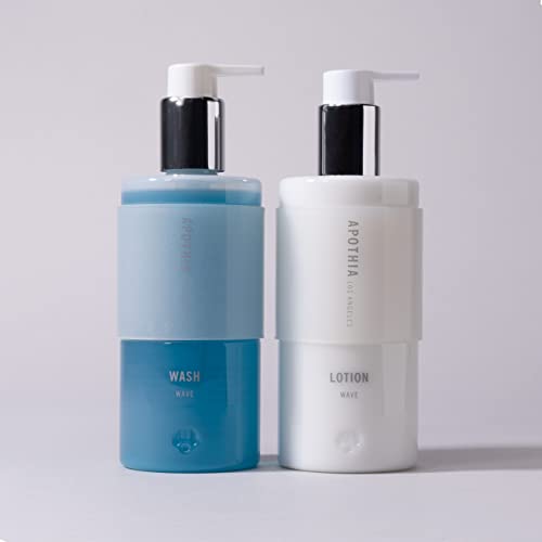 APOTHIA Wave Hand & Body Lotion - Coastal Sea Breeze Variation, 10 oz Moisturizer for Dry Skin