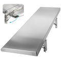 48x12-Inch Folding Concession Shelf Stainless Steel Wall Mount Kitchen Garage