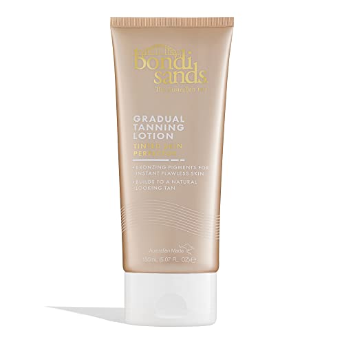 Bondi Sands Gradual Tanning Lotion, Low Level Tanning Actives Develop a Natural-Looking Self Tan for Everyday Glowing Skin, 150 mL, 5.07 Fl. Oz.