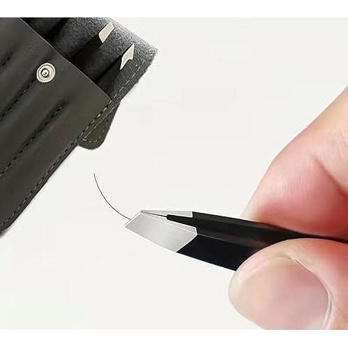 Tweezer Set - High Grade Tweezers For Women And Men, Perfect For Eyebrows Facial Hair Ingrown Hair And Splinter Removal