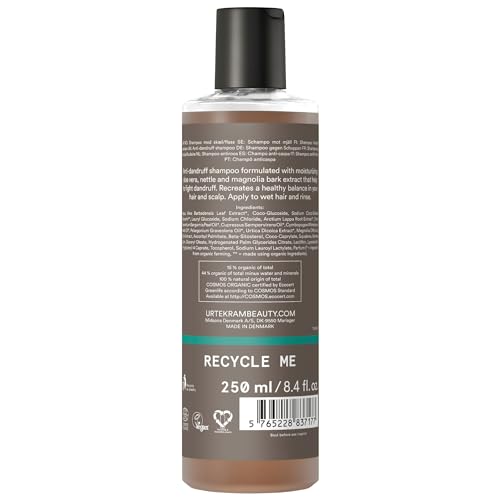 Organic Nettle Dandruff Shampoo - Vegan, EcoCert Certified, 16oz