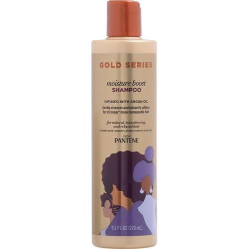 Pantene ProV Gold Series Boost, Moisture Shampoo, 9.1 Fl Oz