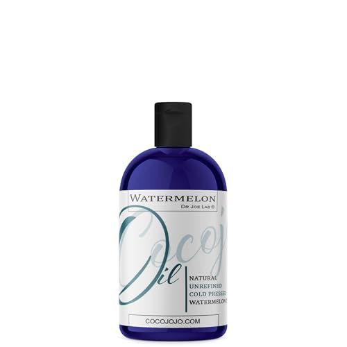 Watermelon Seed Oil - Pure Cold Pressed Carrier Oil for Skin Hair Nails 8 oz