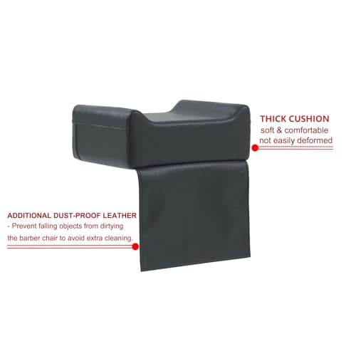 Kaleurrier Booster Seat for Salon Chair - Shampoo Chair Barber Chairs Height Increasing Seat Cushion for Kids - Professional Salon Station Hair Cutting Equipment U Shape (Concave)