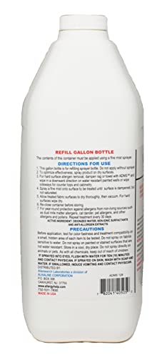Allersearch ADMS Anti-Allergen Spray 128 Oz - Hypoallergenic Dust & Mold Remover
