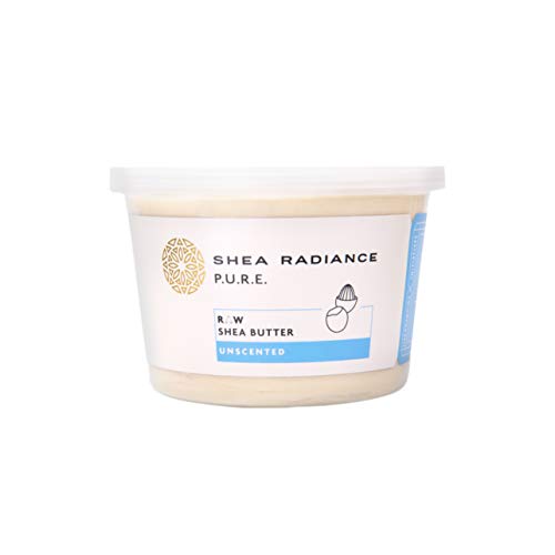 Unscented Raw Shea Butter 14 oz - Natural Moisturizer for Skin & Hair - Shea Radiance
