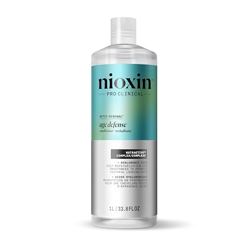 Nioxin Age Defense Conditioner 33.8 Fl Oz - Strength & Deep Moisture for Aging Hair