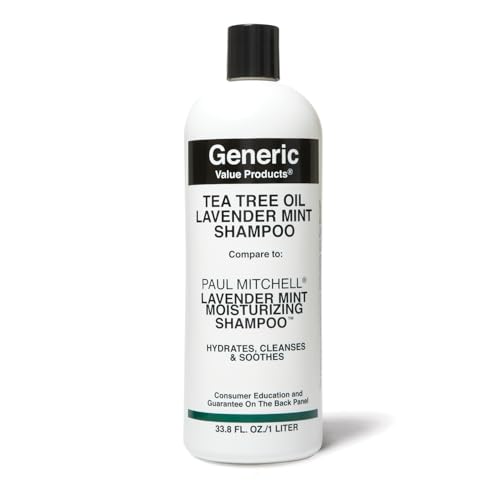 Lavender Shampoo with Tea Tree Oil - Soothes Scalp & Hydrates Hair 33.8 Oz