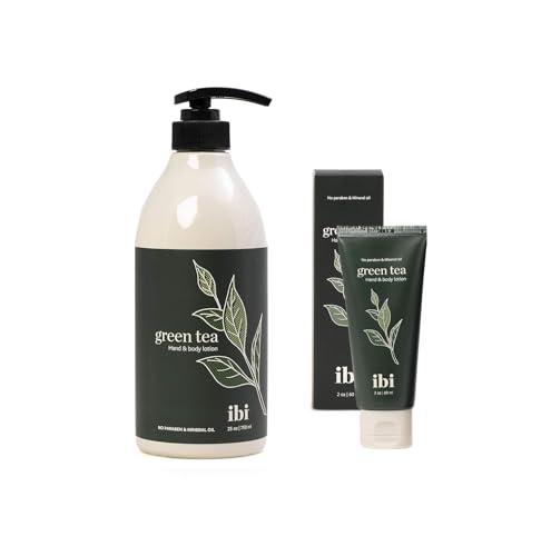 Green Tea Hand & Body Lotion Set - Refreshing Moisturizer for Skin Care