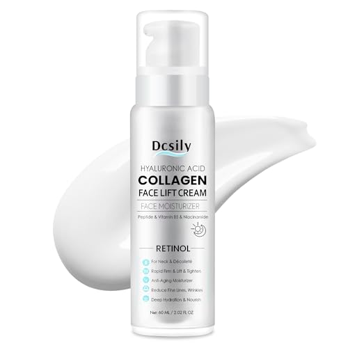 Dcsily Anti-Aging Neck & Face Lift Cream with Retinol Collagen Peptides Moisturizer
