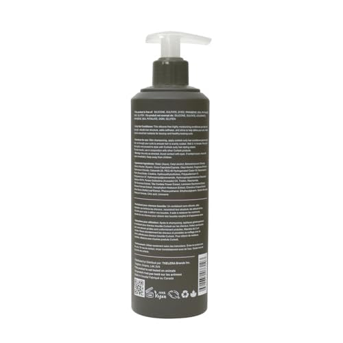 Men's Curly Hair Conditioner Silicone-Free 400ml - Nourishing & Restoring
