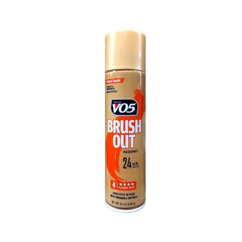 VO5 Brush Out Level 4 Hold Hair Spray Aerosol 8.5oz (Pack of 3)