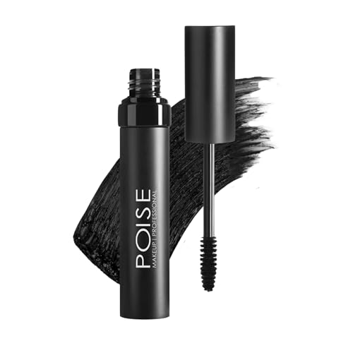POISE Waterproof HD Mascara - Long-Lasting, Volumizing & Smudge-Proof Black