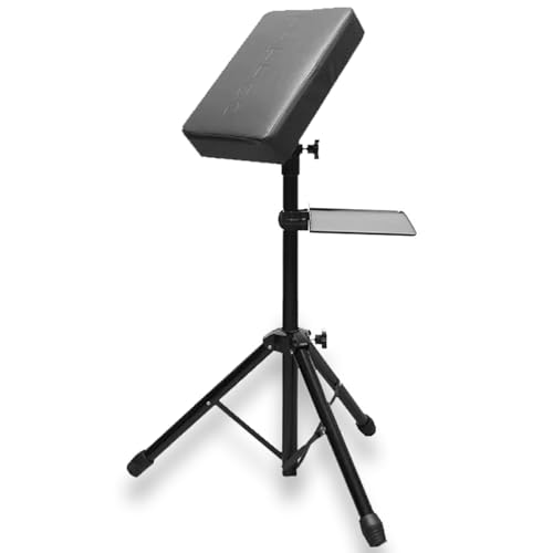 LEEYUKA Tattoo Arm Rest Stand with Tray Tattoo Chair for Client Adjustable Height Sponge Pad Tripod Base Equipment Supplies