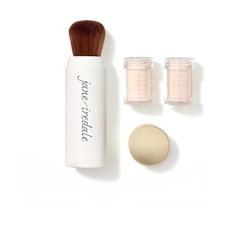 jane iredale Powder-Me SPF 30 Dry Sunscreen, Broad Spectrum Brush-On Physical Sun Protection for Face, Body, & Scalp, Refillable, Vegan, Cruelty-Free