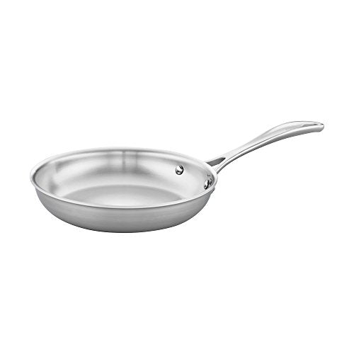 Stainless Steel Fry Pan Set - Oven Safe Up To 500°F, 8 & 10 Inch