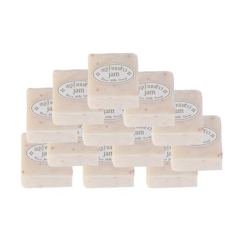 Thai Rice Soap 12PCS – Maruomiki Handmade Bath Soap 65g Each