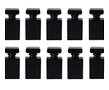CTKcom Black 30ML Refillable Glass Perfume Spray Bottles 10-Pack