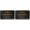 SheaMoisture Bar Soap African Black Soap for Troubled Skin Cleanser with Shea Butter 8 oz (Pack of 2)