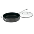 Cuisinart Contour Hard Anodized 5 Quart Sauté Pan with Cover & Helper Handle - New Version