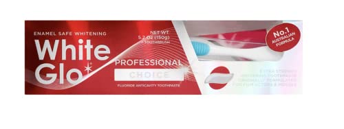 White Glo Extra Strength Whitening Toothpaste 100ml (6-Pack) – Professional Choice