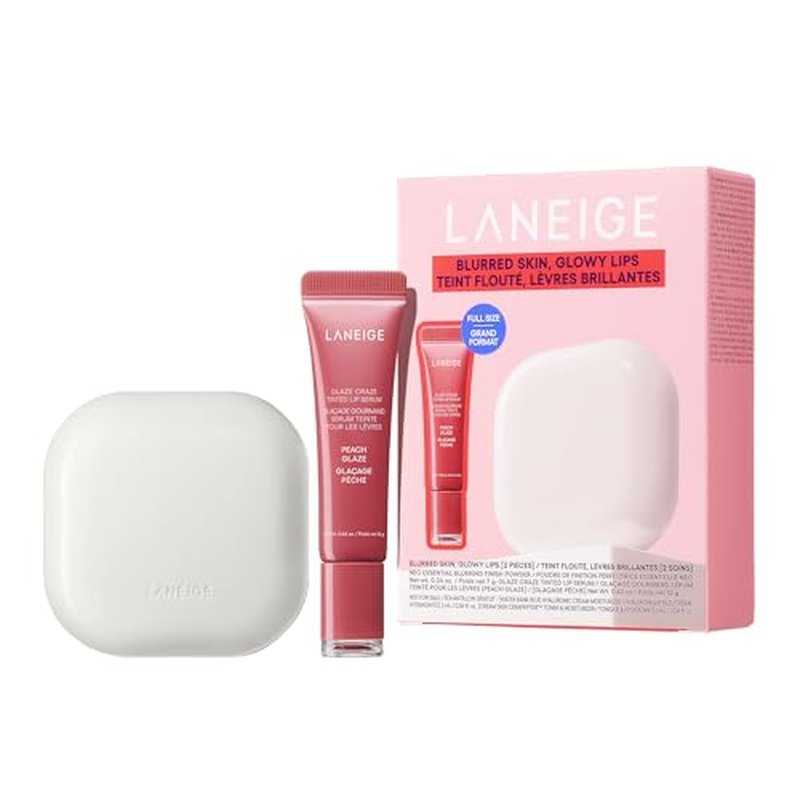 LANEIGE Neo Blurring Powder: Korean Oil-Control Compact with Pore Blurring, Smoothing Finish & Travel-Friendly, No-Spill Packaging