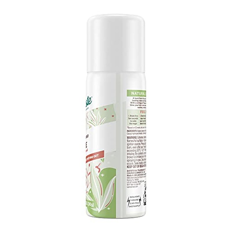 Batiste Dry Shampoo, Bare, Mini Travel Size 1.6 oz (Pack of 2)