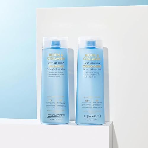 Biotin & Collagen Hair Care Set with Hair Oil, Shampoo & Conditioner - 9.9 Fl Oz Pack of 3