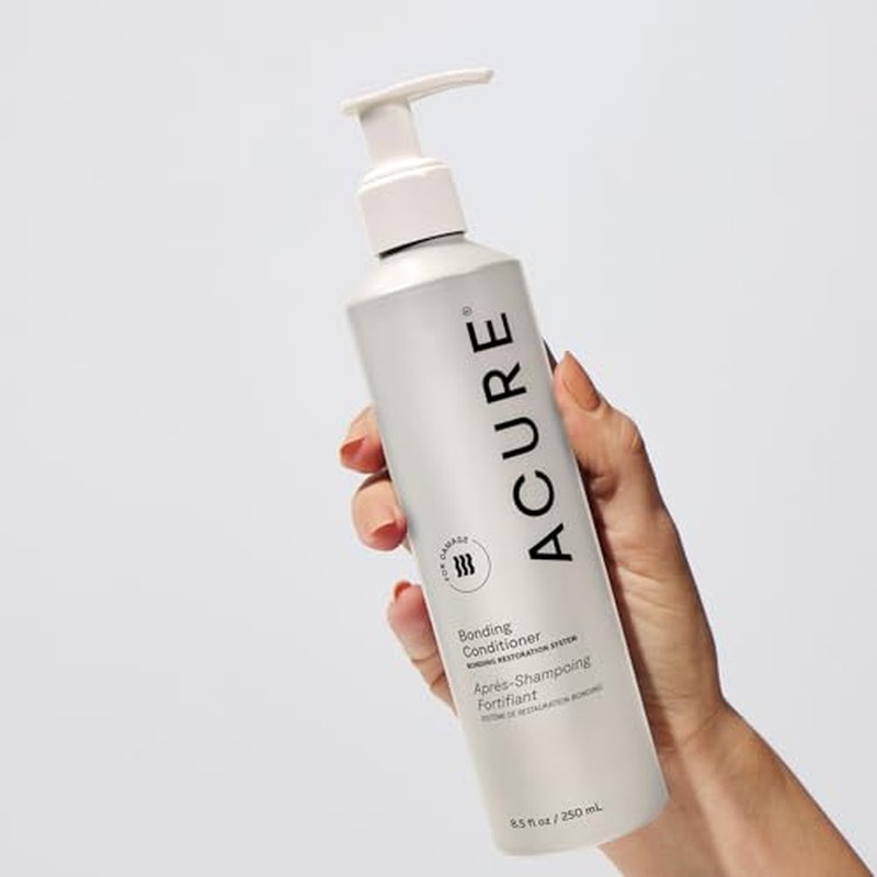 Acure Bonding Conditioner - Deep Moisture Conditioner for Women & Men w/ Dry, Damaged, Fine, Dry, Damaged, Color Treated Hair, Cocoa Butter & Avocado Oil, Vegan, Paraben & Sulfate Free - 8 fl oz