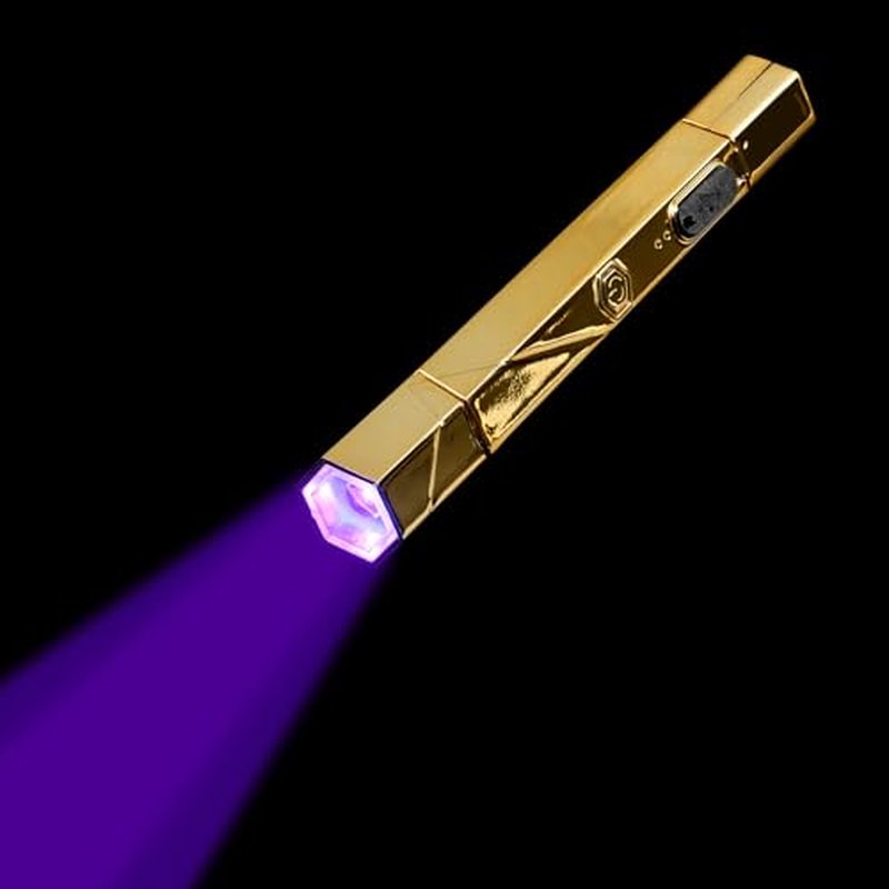 APR?S Omni Light, Gel-X UV LED Lamp, Flash Curing Wand, Handheld or Standing Cordless Nail Lamp for Gel Nails (Gold)