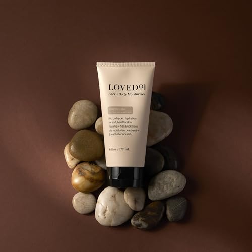 Loved01 Fragrance-Free Daily Face & Body Moisturizer 2-Pack, 6 Fl Oz