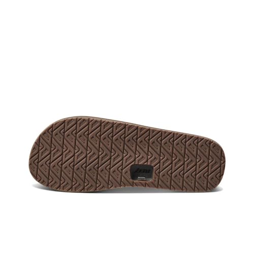 Reef Men’s Draftsmen Flip Flop Sandal - Bronze Brown, Size 13