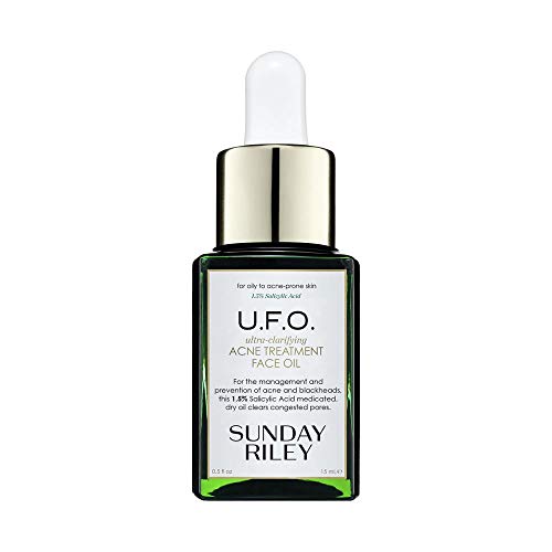 Sunday Riley U.F.O. Acne Face Oil 0.5 Fl Oz - Salicylic & Tea Tree Treatment