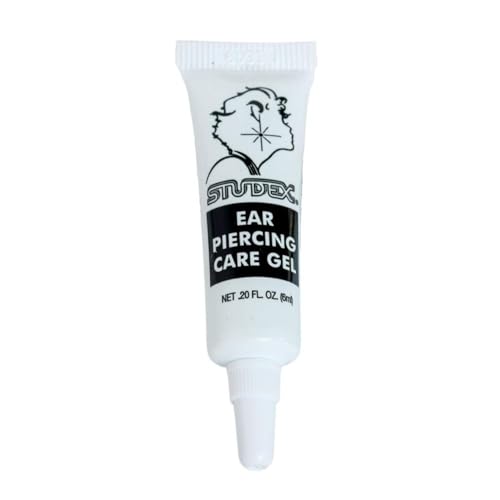 Studex Ear Piercing Care Gel ? Ear Piercing Aftercare Gel with Soothing Aloe Extract to Protect Skin & Promote Recovery, Safe for Sensitive Skin (.20 Fl Oz)